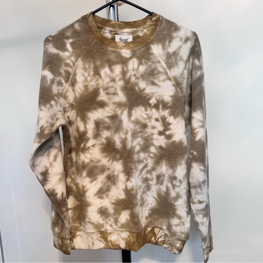 feat Womens BlanketBlend Crewneck - latte small